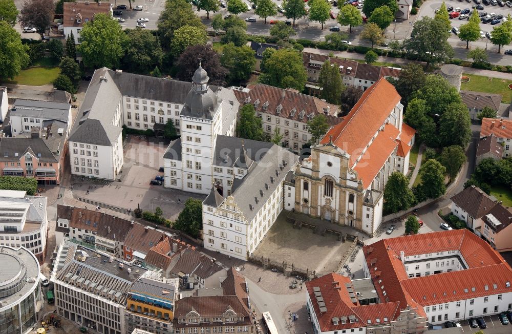 Paderborn von oben - Theologische Fakultät Paderborn im Bundesland Nordrhein-Westfalen