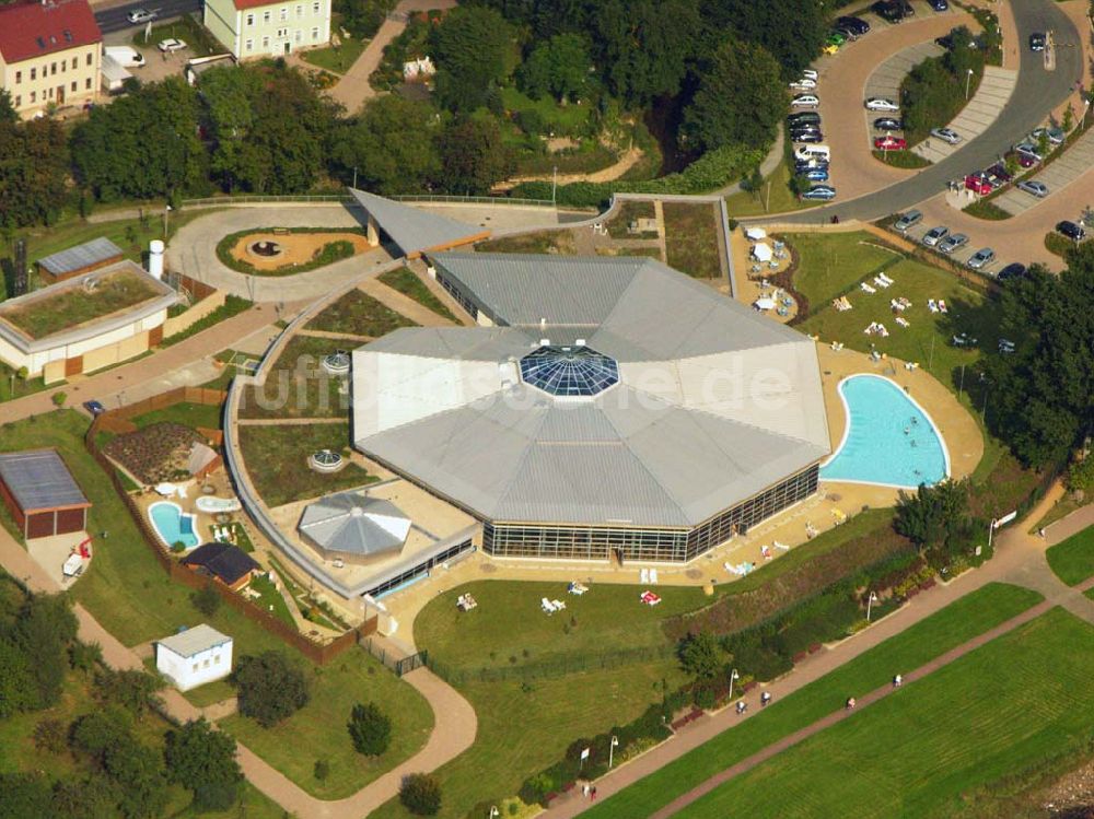 Luftbild Bad Schandau - Therme Bad Schandau