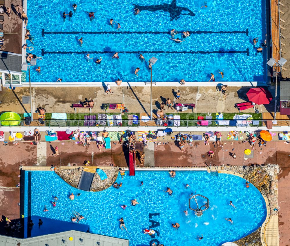 Luftbild Sodingen - Therme und Schwimmbecken am Freibad der Freizeiteinrichtung LAGO Die Therme in Sodingen im Bundesland Nordrhein-Westfalen, Deutschland