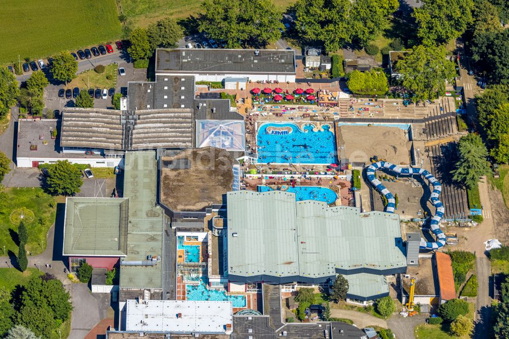 Luftbild Sodingen - Therme und Schwimmbecken am Freibad der Freizeiteinrichtung LAGO Die Therme in Sodingen im Bundesland Nordrhein-Westfalen, Deutschland