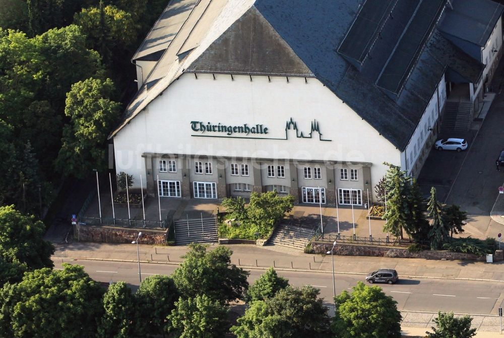 Luftbild Erfurt - Thüringenhalle in Erfurt im Bundesland Thüringen