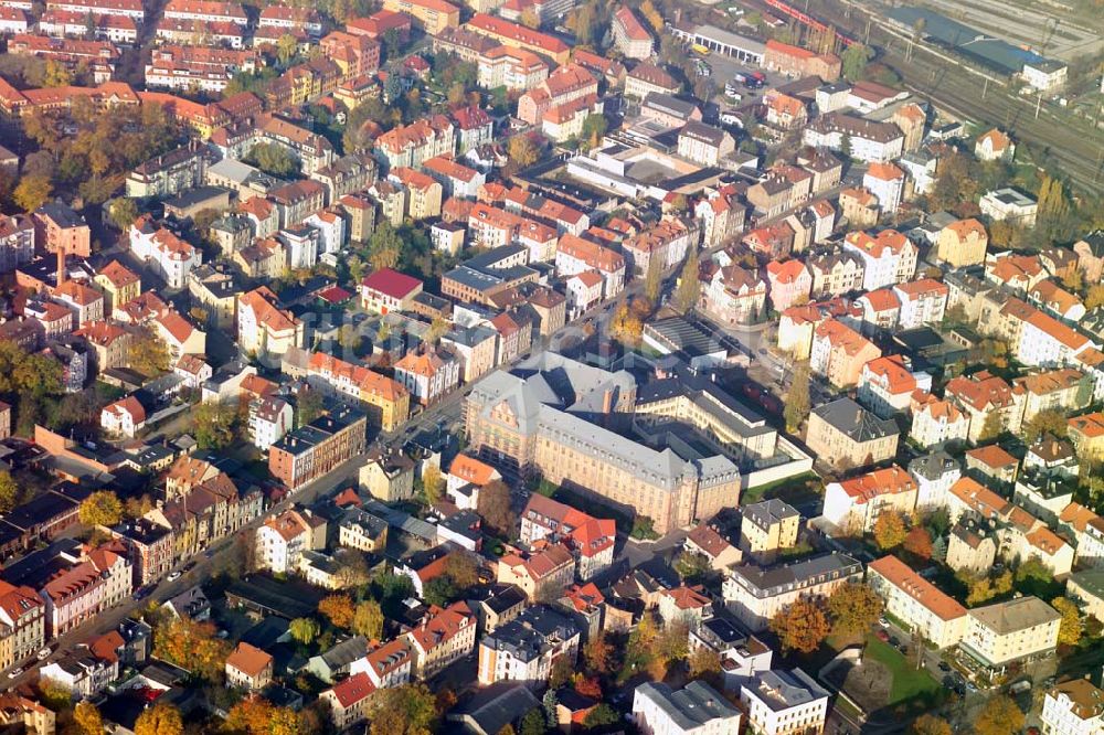 Weimar von oben - Thüringer Jugendarrestanstalt Weimar