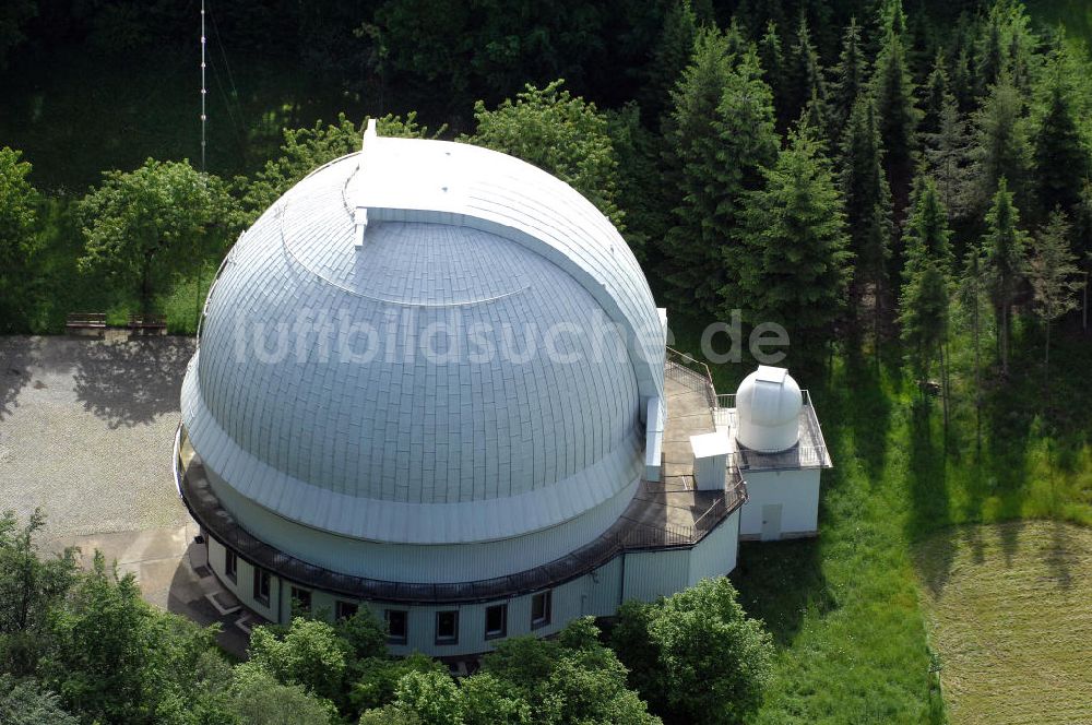 Tautenburg aus der Vogelperspektive: Thüringer Landessternwarte Tautenburg