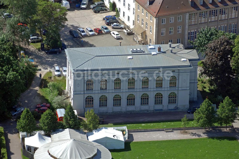 Weimar aus der Vogelperspektive: Thüringisches Hauptstaatsarchiv Weimar