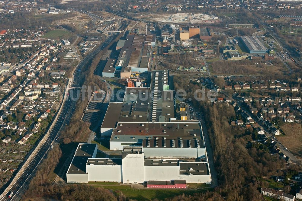 Luftaufnahme Bochum - ThyssenKrupp Nirosta Werk in Bochum im Bundesland Nordrhein-Westfalen