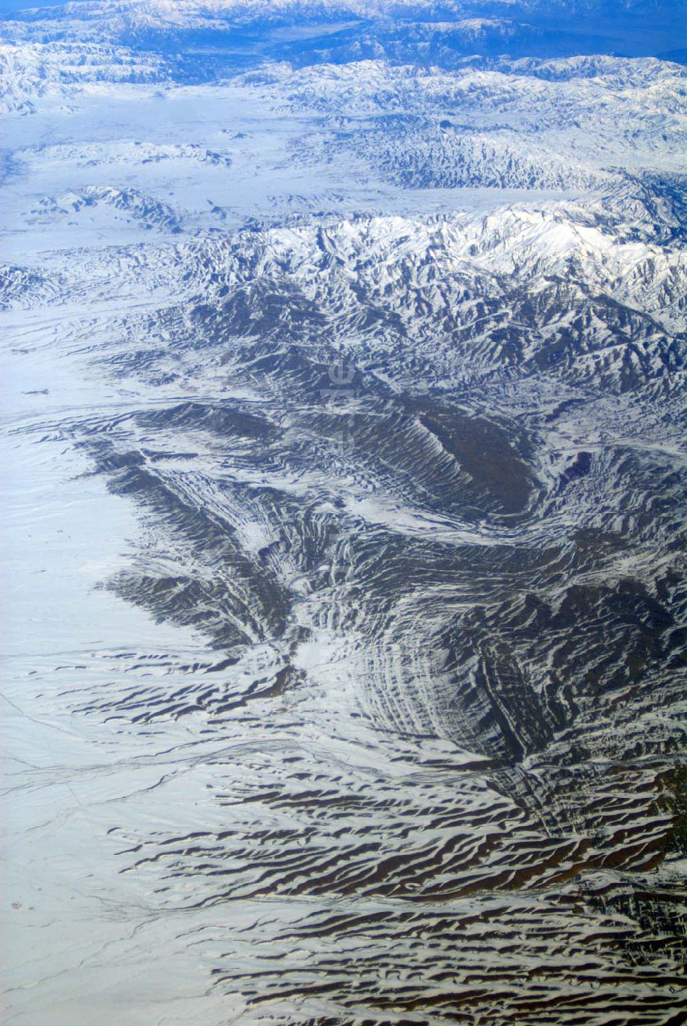 Dera Ghazi Khan / Pakistan aus der Vogelperspektive: Tiefebene bei Dera Ghazi Khan in Pakistan.