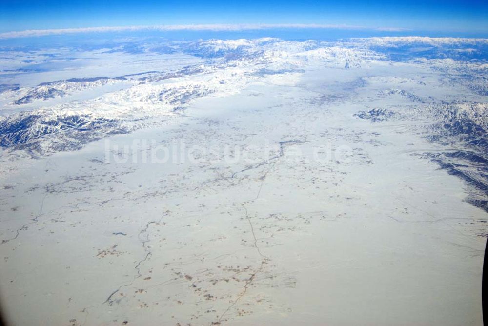 Luftaufnahme - Tiefebene bei Dera Ghazi Khan in Pakistan.