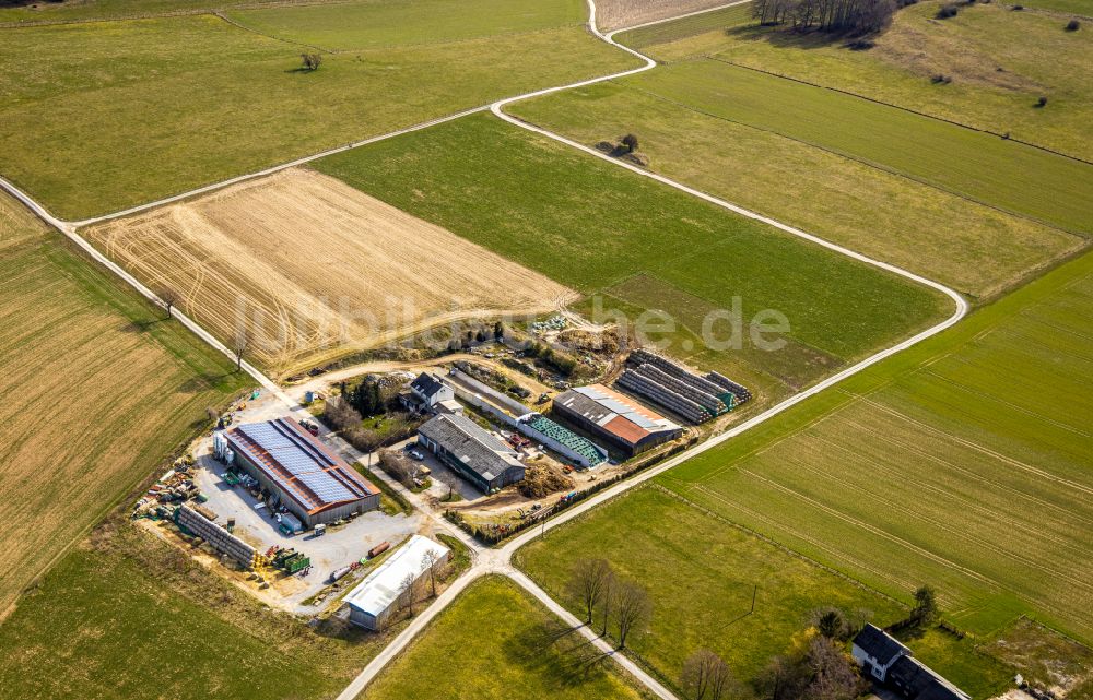 Luftbild Brilon - Tierzucht- Stallanlagen in Brilon im Bundesland Nordrhein-Westfalen, Deutschland