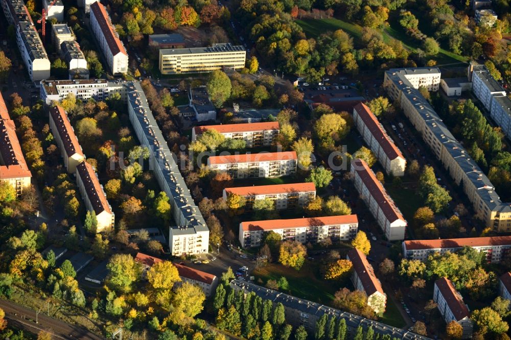 Luftbild Berlin OT Pankow - Tiroler Viertel im Ortsteil Pankow in Berlin