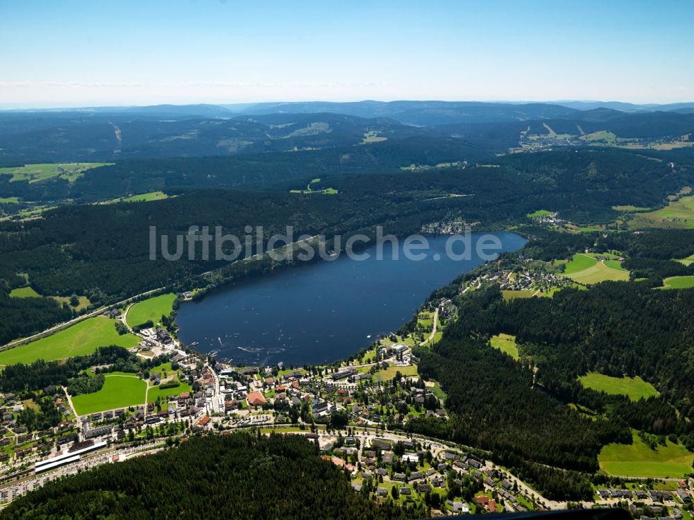 Titisee-Neustadt aus der Vogelperspektive: Titisee in Neustadt im Bundesland Baden-Württemberg