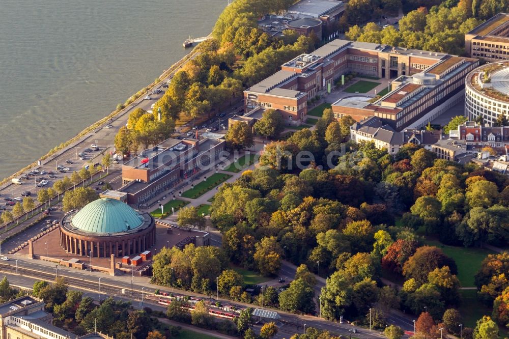 Luftaufnahme Düsseldorf - Tonhalle in Düsseldorf im Bundesland Nordrhein-Westfalen