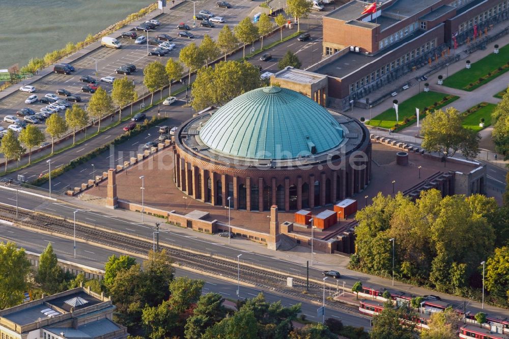 Düsseldorf von oben - Tonhalle in Düsseldorf im Bundesland Nordrhein-Westfalen