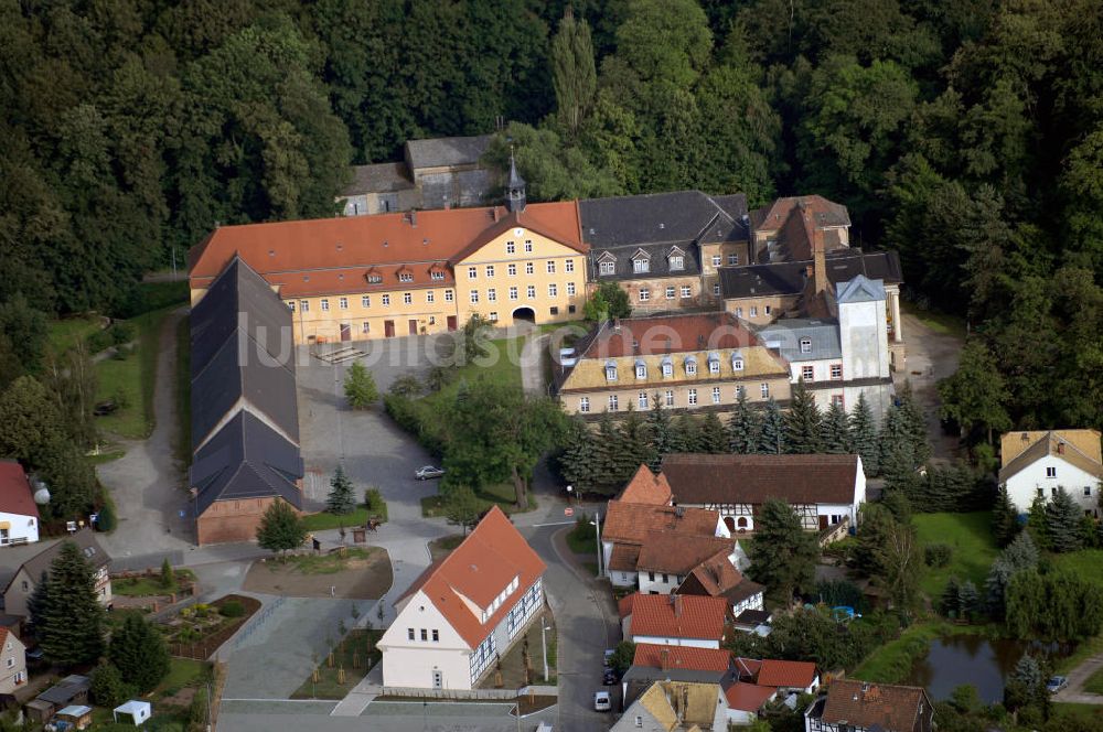 Luftaufnahme Löbichau - Torhaus in Löbichau