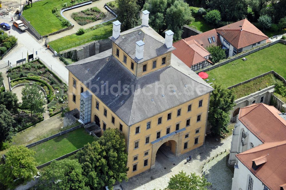 Luftaufnahme Zeitz - Torhaus von Schloss Moritzburg in Zeitz, Sachsen-Anhalt