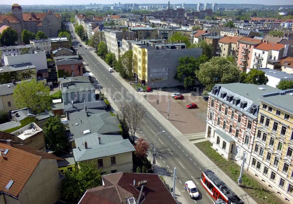 Luftbild Halle (Saale) - Torstraße in Halle ( Saale ) im Bundesland Sachsen-Anhalt