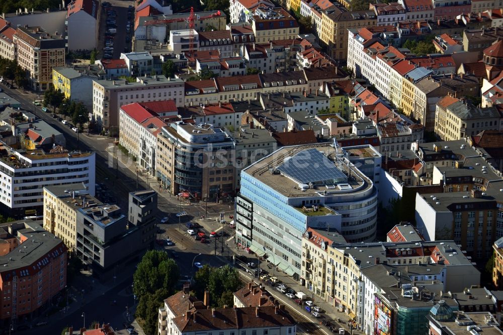 Luftbild Berlin OT Prenzlauer Berg - Torstraße im Ortsteil Prenzlauer Berg in Berlin