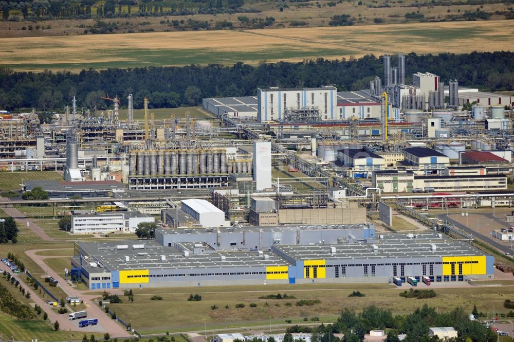 Luftbild Leuna - TOTAL Raffinerie Mitteldeutschland in Leuna im Bundesland Sachsen-Anhalt