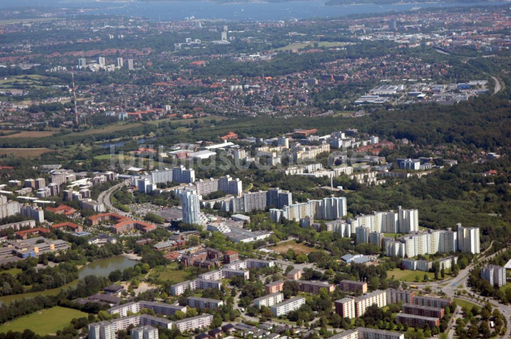 Luftbild Kiel - town view / Stadtansicht von Kiel-Mettenhof in Schleswig-Holstein / SH