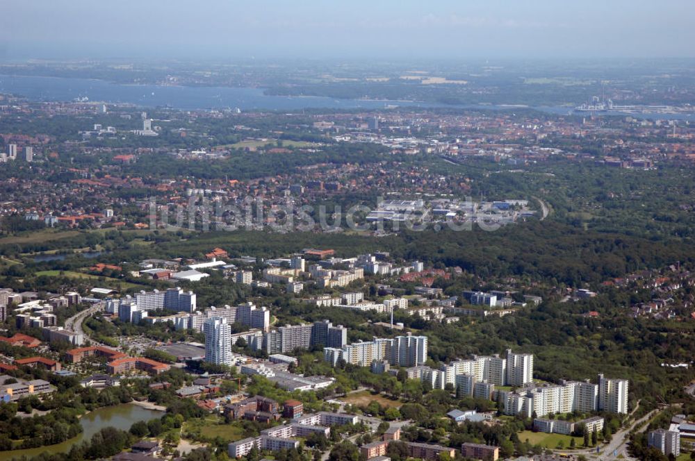 Kiel von oben - town view / Stadtansicht von Kiel-Mettenhof in Schleswig-Holstein / SH