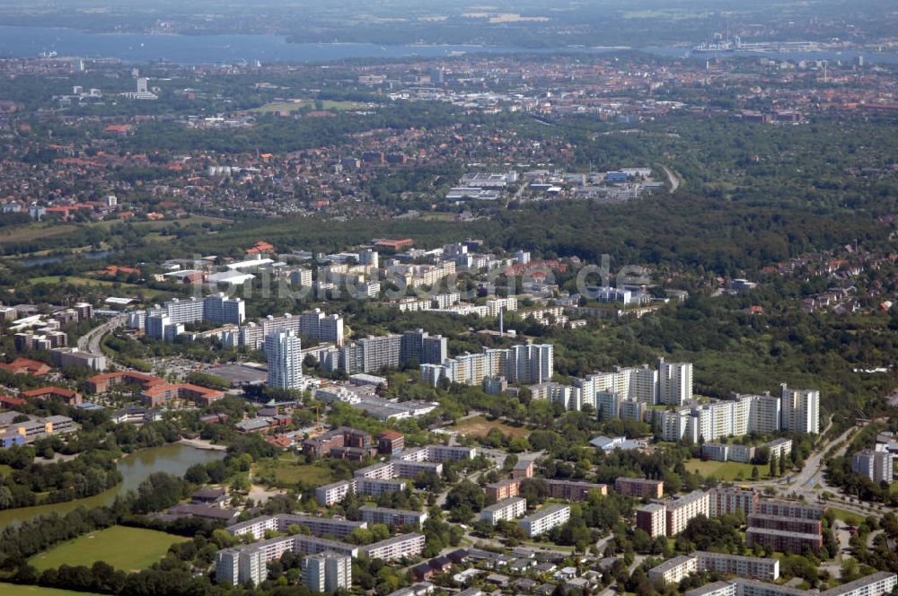 Luftbild Kiel - town view / Stadtansicht von Kiel-Mettenhof in Schleswig-Holstein / SH