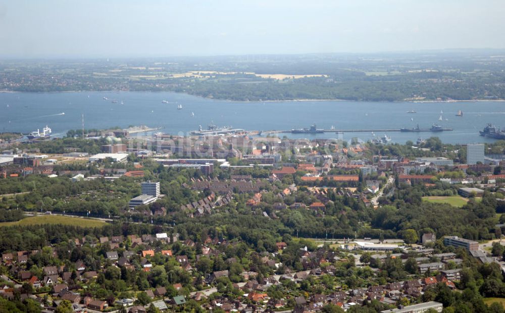 Luftaufnahme Kiel - town view / Stadtansicht Kiel-Suchsdorf und Kiel-Steenbek-Projensdorf - Schleswig-Holstein / SH