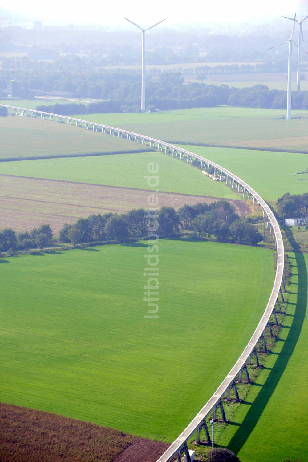 Luftbild Dörpen - Transrapid-Versuchsanlage Emsland bei Dörpen