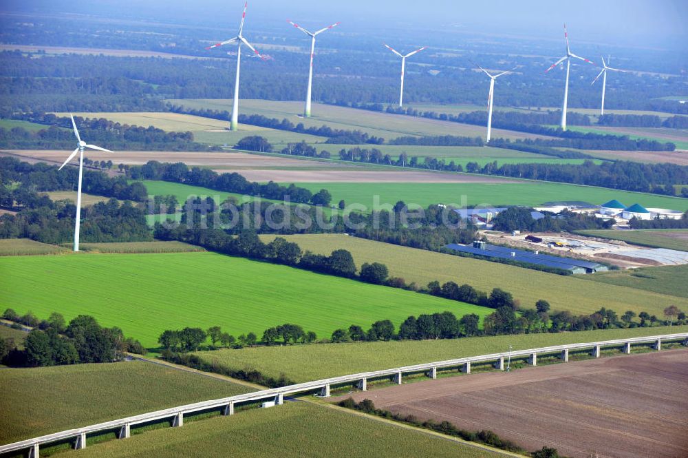 Luftaufnahme Dörpen - Transrapid-Versuchsanlage Emsland bei Dörpen