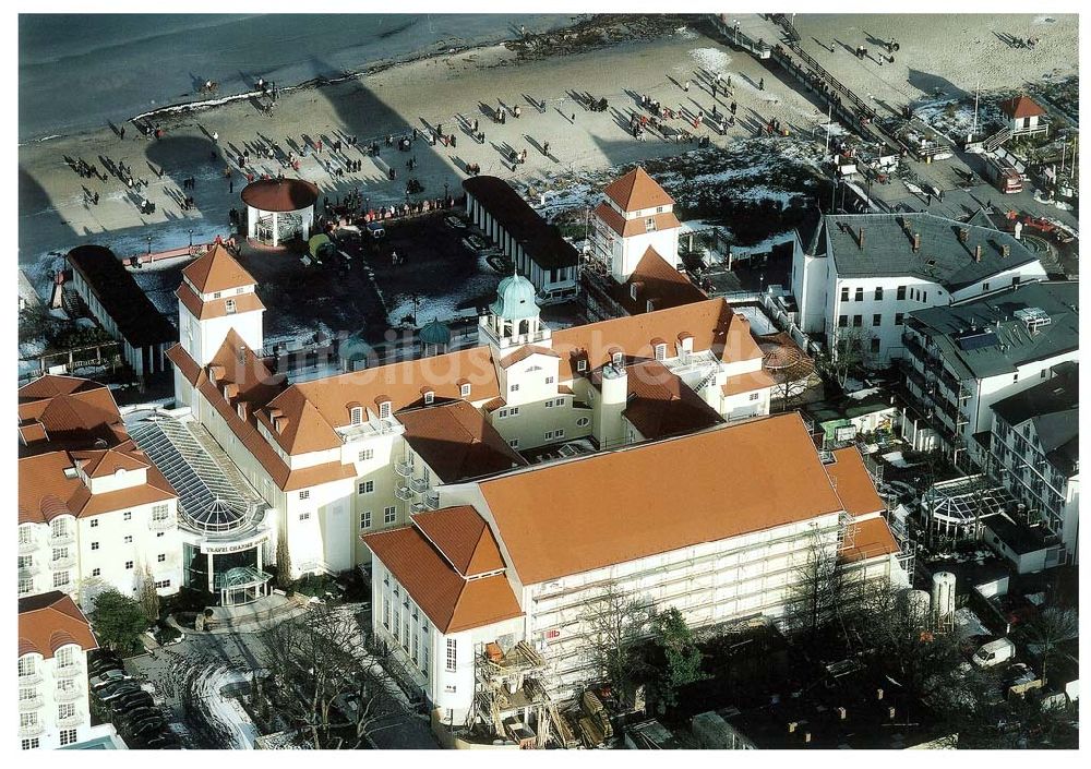 Binz / Rügen - MV von oben - TRAVEL CHARME HOTEL / ehem. Kurhaus auf Rügen.