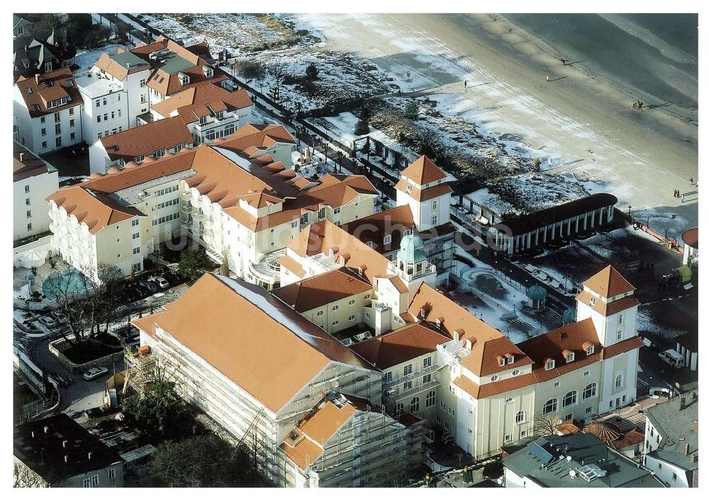 Binz / Rügen - MV aus der Vogelperspektive: TRAVEL CHARME HOTEL / ehem. Kurhaus auf Rügen.