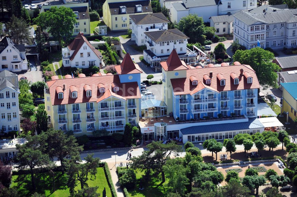 Luftaufnahme Zinnowitz - Travel Charme Strandhotel Zinnowitz in Mecklenburg-Vorpommern