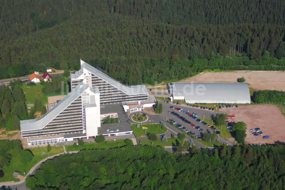 Oberhof aus der Vogelperspektive: Treff Hotel Panorama Oberhof