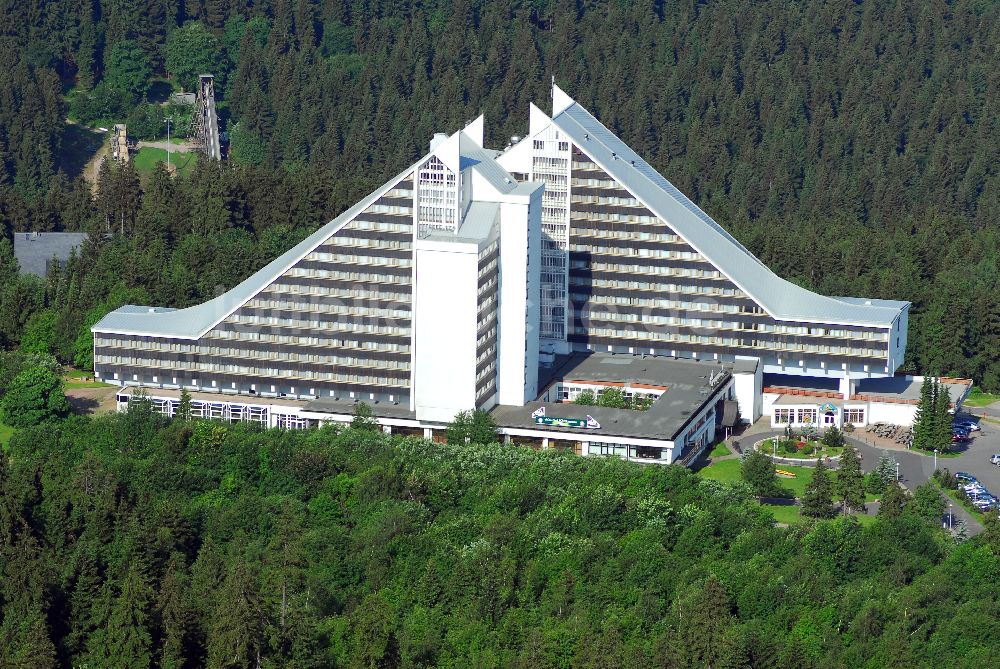 Luftaufnahme Oberhof - Treff Hotel Panorama Oberhof