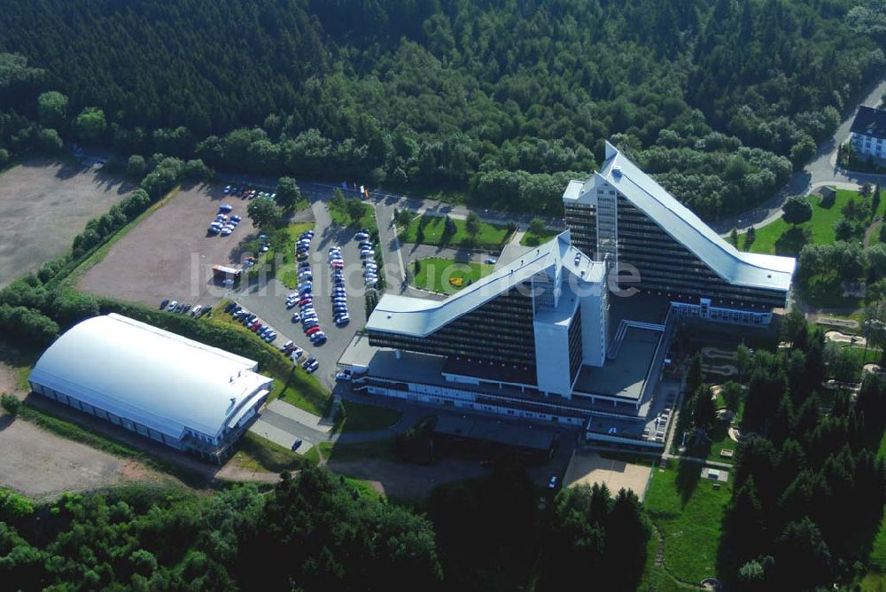 Oberhof von oben - Treff Hotel Panorama Oberhof