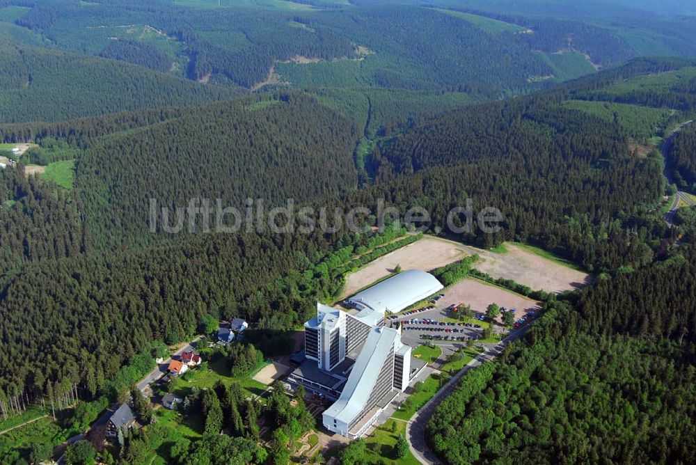 Oberhof aus der Vogelperspektive: Treff Hotel Panorama Oberhof