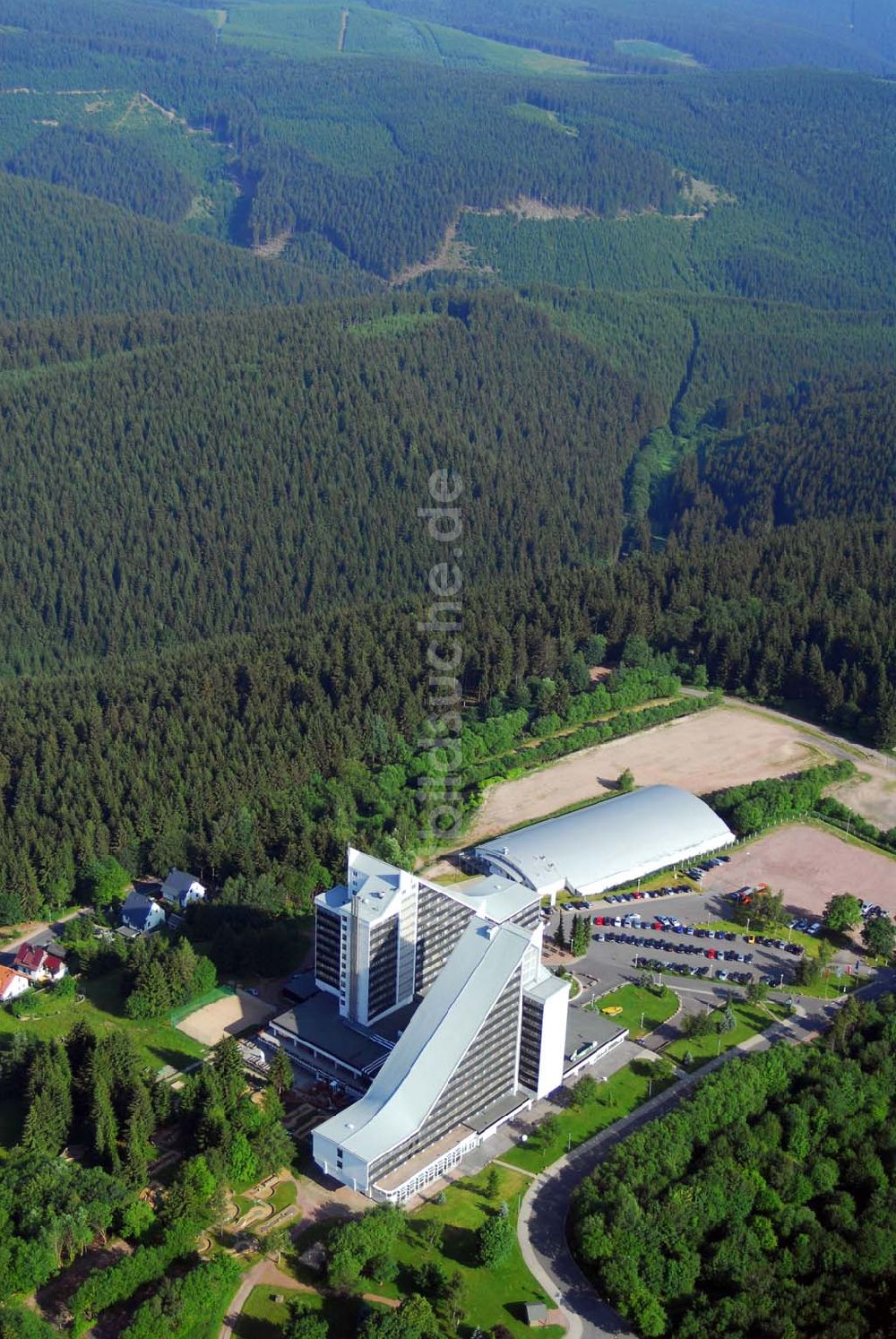 Luftbild Oberhof - Treff Hotel Panorama Oberhof