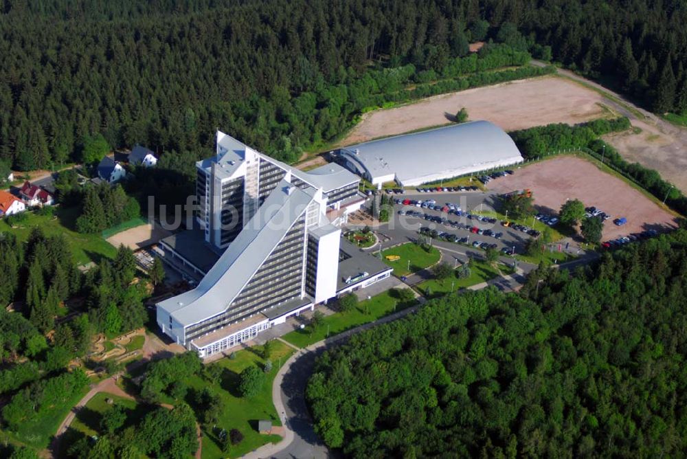 Luftaufnahme Oberhof - Treff Hotel Panorama Oberhof