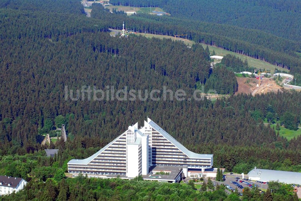 Oberhof aus der Vogelperspektive: Treff Hotel Panorama Oberhof