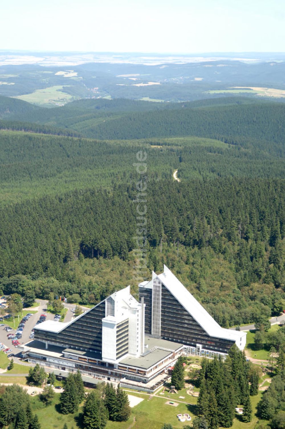 Luftbild Oberhof - TREFF Hotel Panorama Oberhof