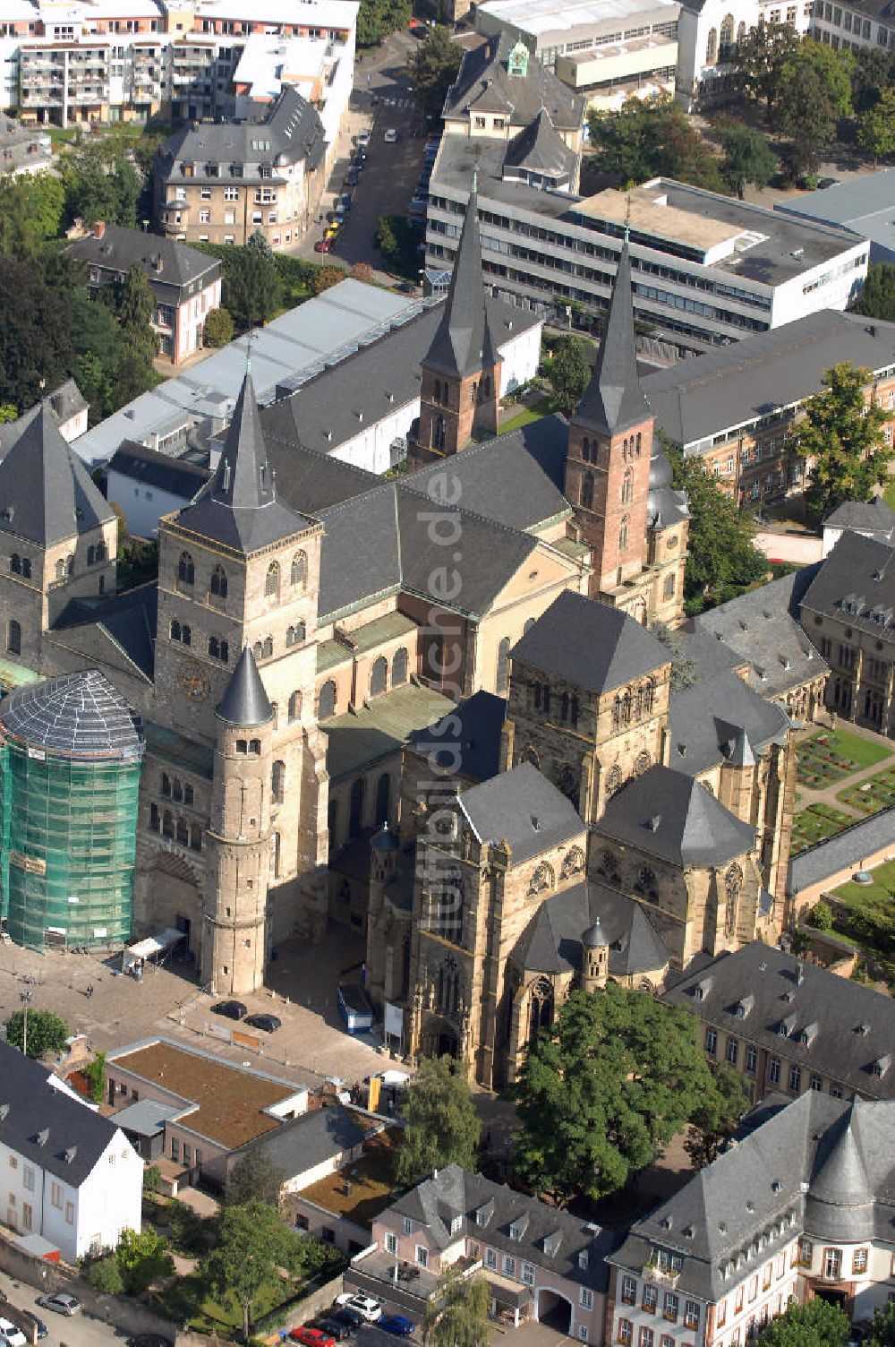 Luftaufnahme TRIER - Trierer Dom, St. Gangolf und die Liebfrauenkirche in Trier