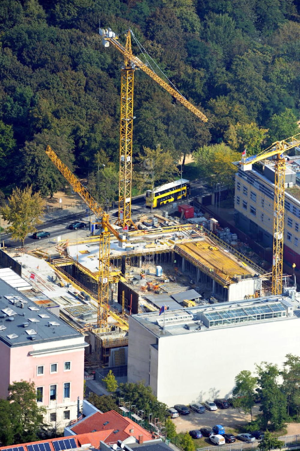 Berlin aus der Vogelperspektive: Türkische Botschaft Berlin