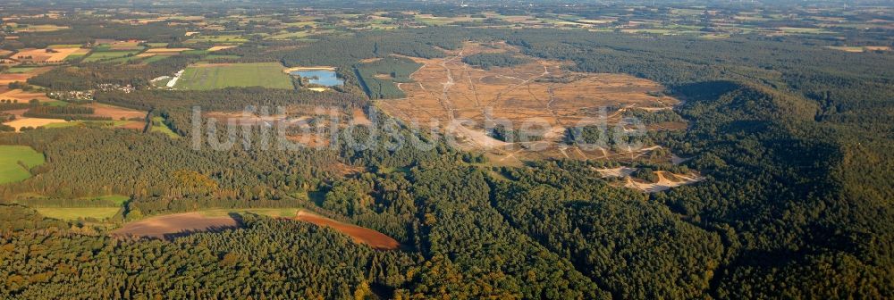 Luftbild Lüdinghausen - Truppenübungsplatz Borkenberge in Lüdinghausen im Bundesland Nordrhein-Westfalen