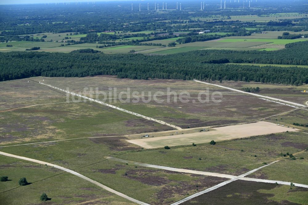 Luftbild Nordhorn - Truppenübungsplatz für Luft- / Bodenschießmanöver in Nordhorn im Bundesland Niedersachsen