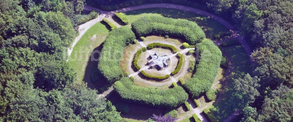 Luftaufnahme Hamburg - Tutenberg im Altonaer Volkspark in Hamburg - Bahrenfeld