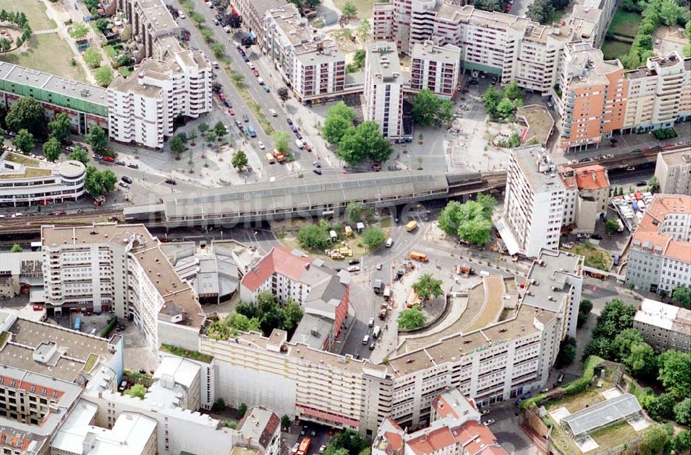 Luftaufnahme Berlin / Kreuzberg - U-Bhf. Kottbusser Tor Kreuzberg