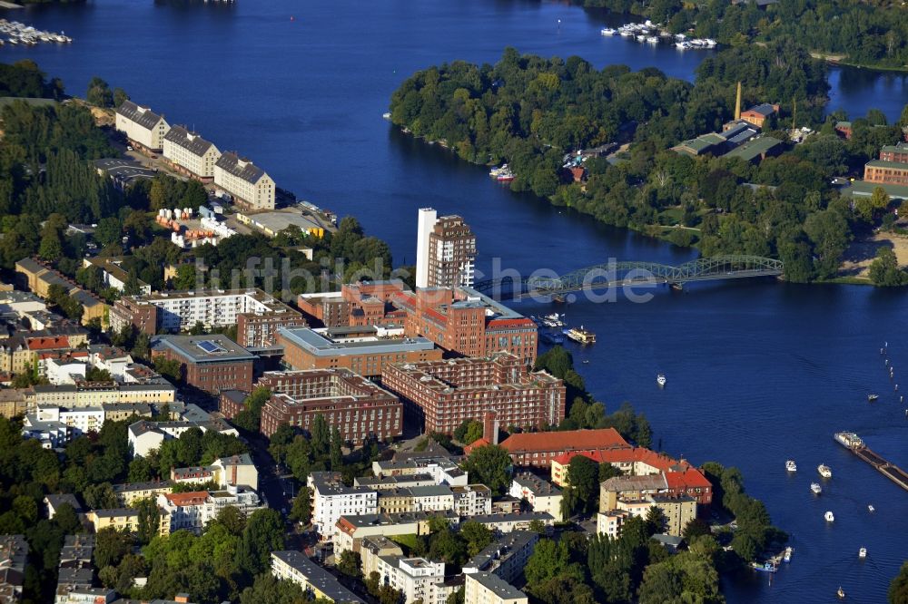 Berlin OT Hakenfelde aus der Vogelperspektive: Ufer der Havel im Ortsteil Hakenfelde in Berlin