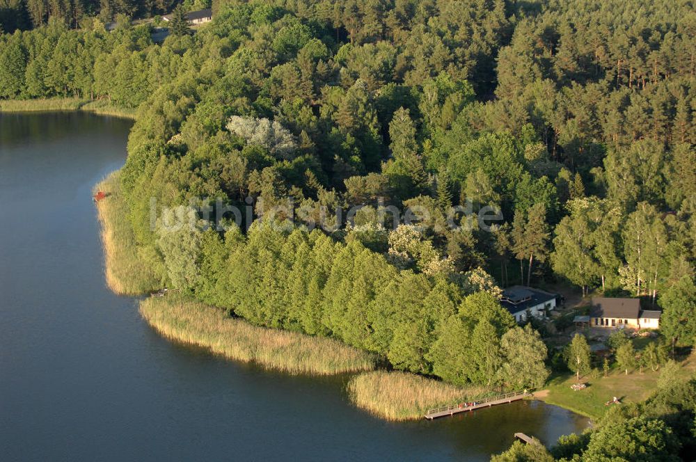 Luftbild Hammer - Ufer des Kupanzsees bei Hammer