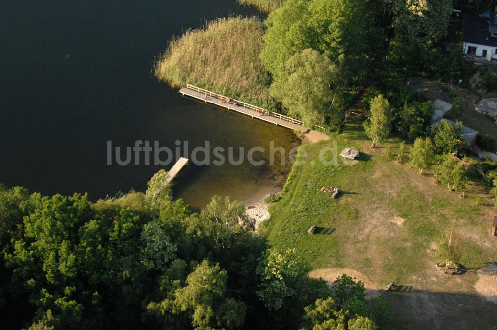 Luftaufnahme Hammer - Ufer des Kupanzsees bei Hammer