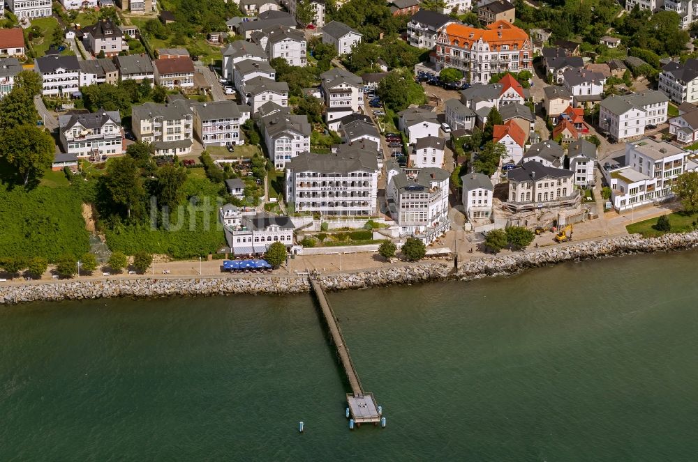 Luftbild Sassnitz - Ufer der Ostsee in Sassnitz auf der Insel Rügen in Mecklenburg-Vorpommern