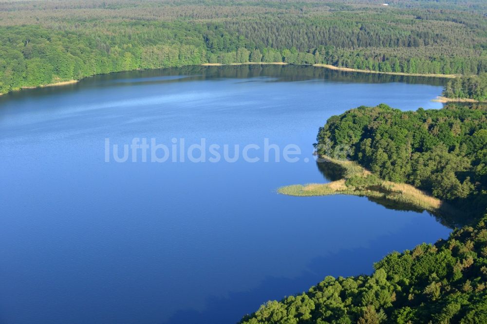 Neuruppin aus der Vogelperspektive: Ufer des Tornowsee im Stadtgebiet Neuruppin im Bundesland Brandenburg