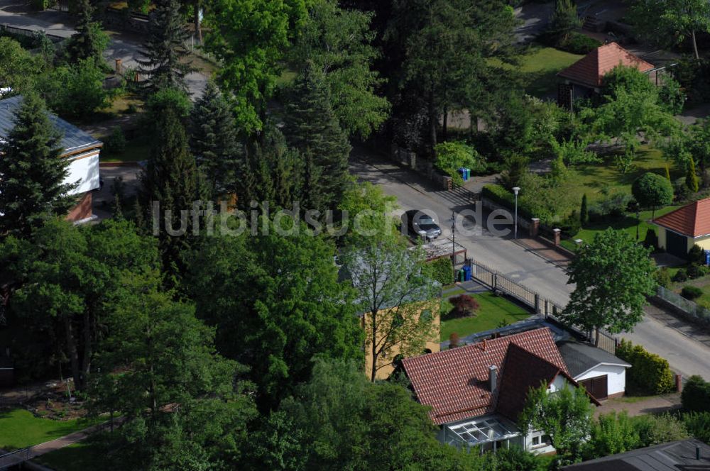 Luftbild TEUPITZ - Uferbebauung am Teupitzer See in Teupitz